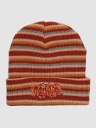 Your Highness In The Groove Stripe Beanie orange