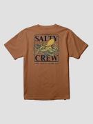 Salty Crew Ink Slinger T-shirt brun