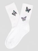 A.LAB Butterfly Strømper hvid