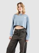 Vans Oval Wash Relax Crop Langærmet t-shirt blå