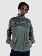 Iriedaily Kneece Troyer Half-Zip Fleecepullover grøn