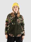 Passenger Clover 2.0 Recycled Fleece Sherpa Jacket grøn