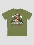 Santa Cruz Screaming Grizzly Kids T-shirt grøn