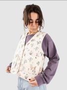 Brixton Field Floral Quilted Vest hvid