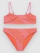 Roxy Heart N Soul Kids Bikini Set rød