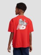 New Balance Sneaker Guy Back Graphic Kids T-shirt rød