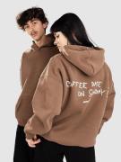 Another Cotton Lab Coffee Date Oversized Hættetrøje brun