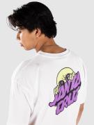 Santa Cruz Knibbs Alien Stacked Strip T-shirt hvid