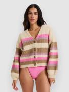 Roxy Marble Tiles Stripe Pullover brun