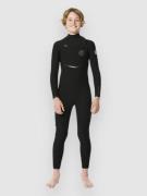 Rip Curl Flashbomb 5/3 C/Zip Kids Våddragt sort