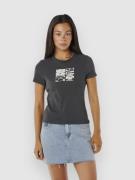 Rip Curl Oceanic Fitted T-shirt sort