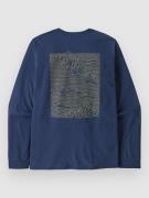 Patagonia Strataspire Responsibili Langærmet t-shirt blå