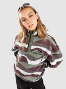 Blue Tomato Wavy Polar Teddy Half-Zip Fleecepullover grøn