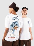 The Dudes Tiger Bear Blue T-shirt hvid