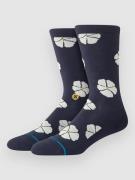 Stance Floral Crew Socks blå