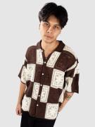 Woodbird WBBanks Crochet Knit Skjorte brun