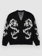HUF Twin Dragon Cardigan sort