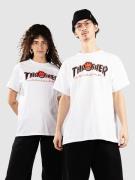 Thrasher X Spitfire Big Head Outline T-shirt hvid