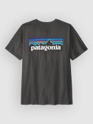 Patagonia P-6 Logo T-shirt sort