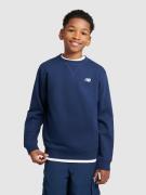 New Balance French Terry Small Logo Crew Kids Sweater blå