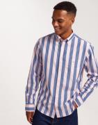 Gant Reg Poplin Parasol Stripe Shirt Stribede skjorter Pink