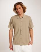 Jack & Jones Jorfaro Sodra Knit Ss Polo Kortærmede skjorter Beige