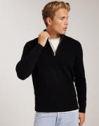 Only & Sons Onsphil Reg 12 Struc Half Zip Knit Trøjer Sort