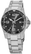 Longines Herreur L3.781.4.56.6 Hydroconquest Sort/Stål Ø41 mm