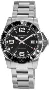 Longines Herreur L3.740.4.56.6 HydroConquest Sort/Stål Ø41 mm