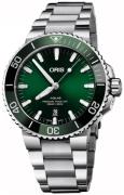 Oris Herreur 01 733 7730 4157-07 8 24 05PEB Aquis Grøn/Stål Ø43.5