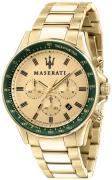 Maserati Herreur R8873640005 Sfida Guld/Gul guldtonet stål Ø44 mm