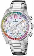 Festina Dameur F20606-2 Boyfriend Hvid/Stål Ø39 mm