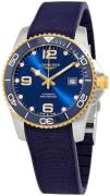 Longines Herreur L3.781.3.96.9 Hydroconquest Blå/Gummi Ø41 mm