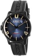 U-Boat Herreur 8700/B Darkmoon Blå/Gummi Ø44 mm