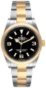 Rolex Herreur 124273-0001 Explorer Sort/18 karat guld Ø36 mm