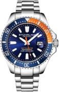Stührling Original Herreur 3950A.12 Aquadiver Blå/Stål Ø42 mm
