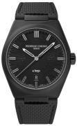 Frederique Constant Herreur FC-303TA3DNH6 Highlife Sort/Gummi Ø39 mm