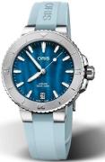 Oris Dameur 01 733 7770 4155-07 4 18 65FC Aquis Blå/Gummi Ø36.5 mm