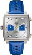 TAG Heuer Herreur CAW218C.FC6548 Monaco Racing Blue Grå/Læder Ø39