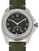 Longines Herreur L2.838.4.53.2 Pilot Majetek Sort/Læder Ø43 mm