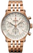 Breitling Herreur RB0139211G1R1 Navitimer B01 Chronograph 41 Hvid/18
