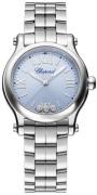 Chopard Dameur 278590-3010 Happy Sport Blå/Stål Ø30 mm