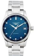 Longines Dameur L2.357.4.97.6 Master Blå/Stål Ø34 mm