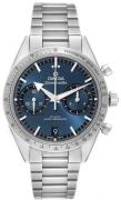 Omega Herreur 332.10.41.51.03.001 Speedmaster 57 Blå/Stål Ø40.5 mm