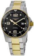 Longines Herreur L3.781.3.56.7 HydroConquest Sort/Stål Ø41 mm