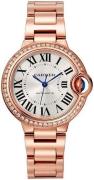 Cartier Dameur WJBB0063 Ballon Bleu De Sølvfarvet/18 karat rosa guld