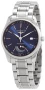 Longines Herreur L2.908.4.92.6 Master Blå/Stål Ø40 mm