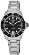 TAG Heuer Dameur WBP231D.BA0626 Aquaracer Lady Sort/Stål Ø36 mm