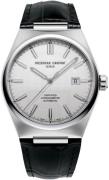 Frederique Constant Herreur FC-303S4NH6 Highlife Sølvfarvet/Læder