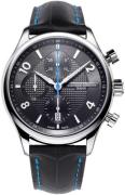 Frederique Constant Herreur FC-392RMG5B6 Runabout Sort/Læder Ø42 mm